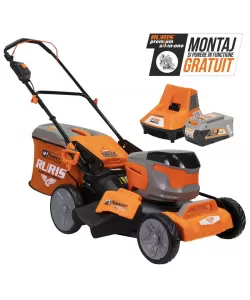 Masina de tuns gazon pe acumulator RURIS RXI 4645e {contine acumulator+incarcator}